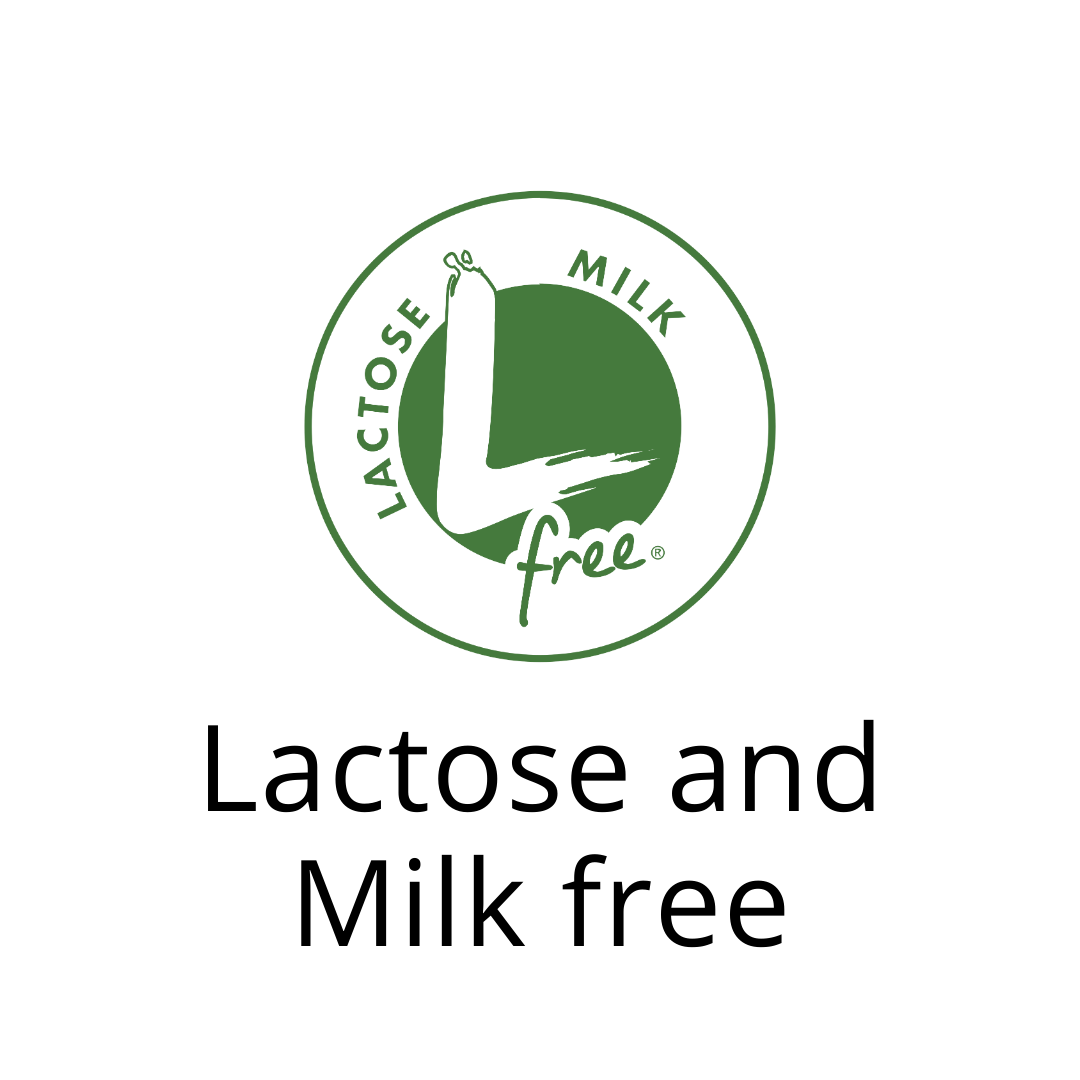 Lactose and milk free